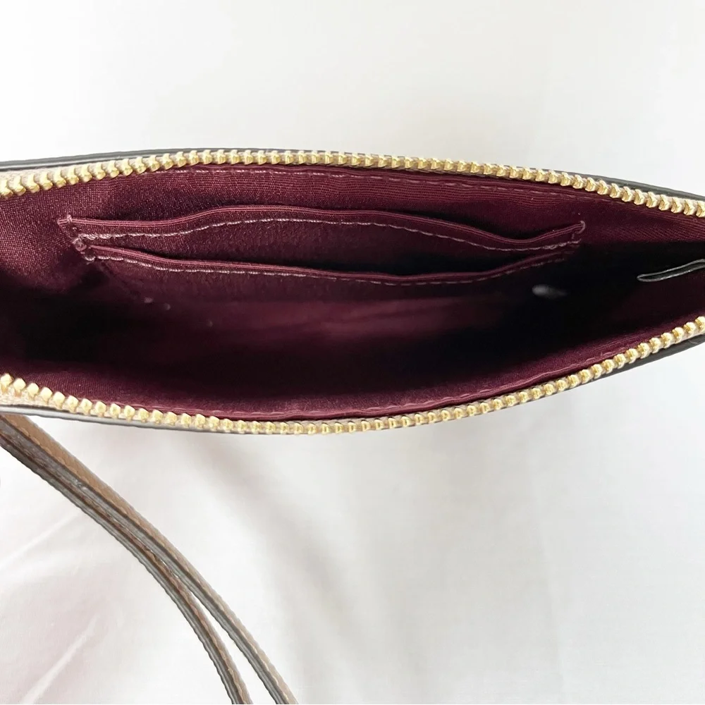 Coach Corner Zip Wristlet